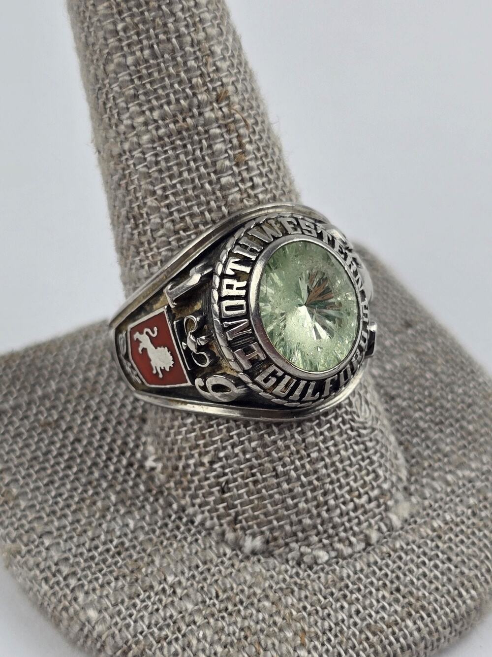 1970 Jostens LTM Men's Class Ring Gilford Greensboro NC Size 11 Viking Lion